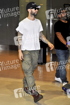 Ankunft von Adam Levine in Japan