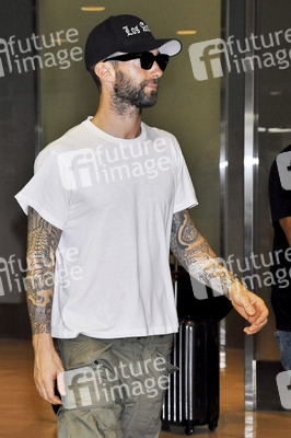 Ankunft von Adam Levine in Japan