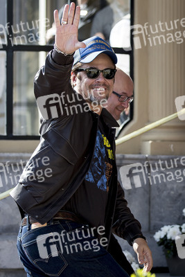Ankunft von Benicio del Toro beim San Sebastian Film Festival 2014
