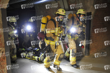 Feuerwehr ANTS Übung, Berlin