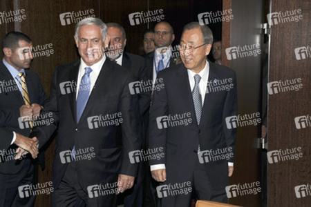 Prime Minister Netanyahu meets with UN Secretary General Ban Ki-moon in New York