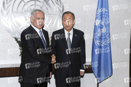Prime Minister Netanyahu meets with UN Secretary General Ban Ki-moon in New York