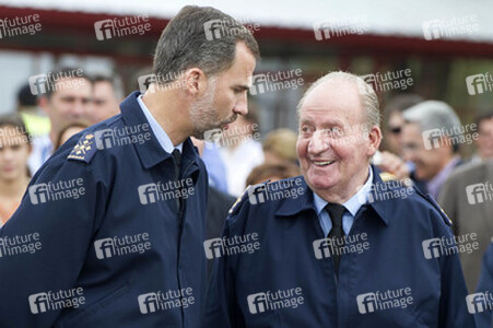 Spanische Royals besuchen Flugschau, Torrejon de Ardoz