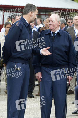 Spanische Royals besuchen Flugschau, Torrejon de Ardoz