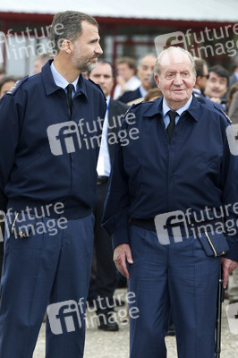 Spanische Royals besuchen Flugschau, Torrejon de Ardoz