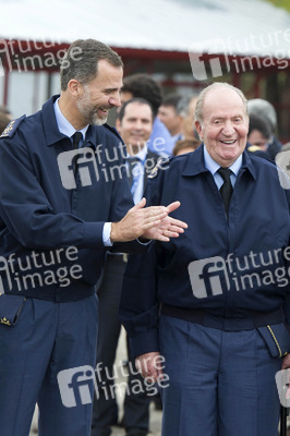 Spanische Royals besuchen Flugschau, Torrejon de Ardoz