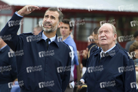 Spanische Royals besuchen Flugschau, Torrejon de Ardoz
