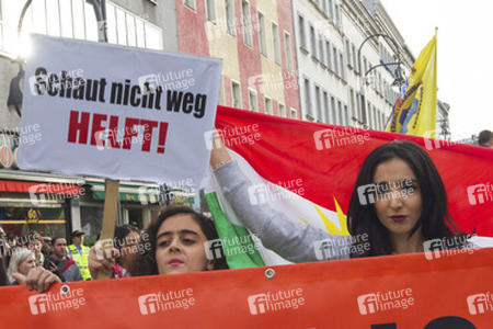 'Berlin ist Kobane' Demonstration, Berlin
