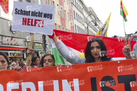 'Berlin ist Kobane' Demonstration, Berlin