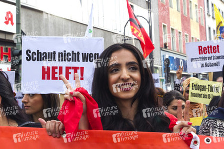 'Berlin ist Kobane' Demonstration, Berlin