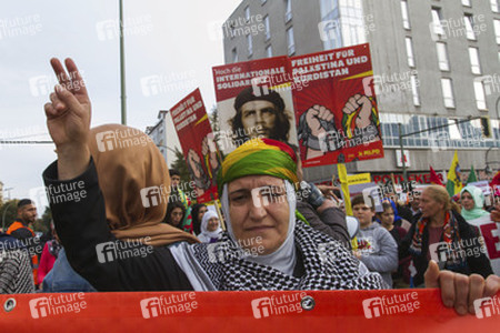 'Berlin ist Kobane' Demonstration, Berlin