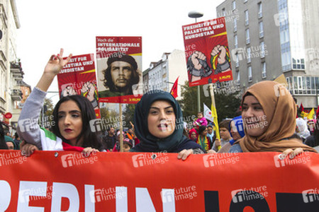 'Berlin ist Kobane' Demonstration, Berlin