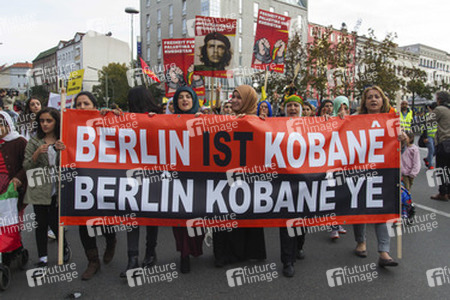 'Berlin ist Kobane' Demonstration, Berlin