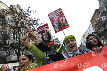 'Berlin ist Kobane' Demonstration, Berlin
