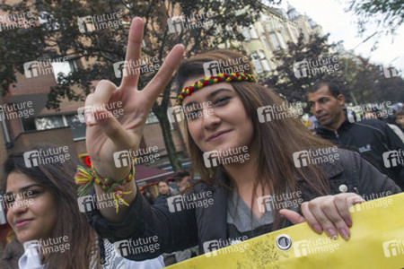 'Berlin ist Kobane' Demonstration, Berlin