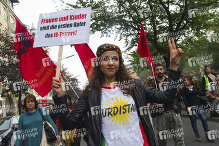 'Berlin ist Kobane' Demonstration, Berlin