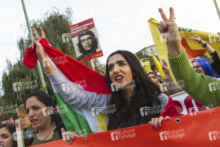 'Berlin ist Kobane' Demonstration, Berlin