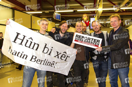 Rückkehr der in der Türkei verhafteten deuschen Fotojournalisten, Berlin