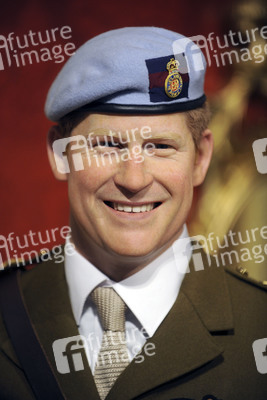 Wax Figuren der britischen Royals bei Madame Tussauds, New York