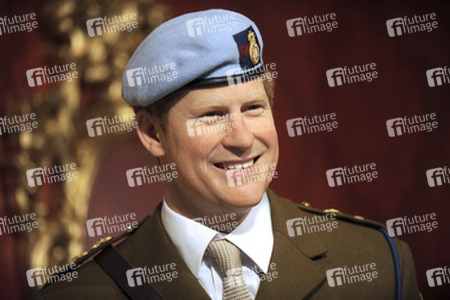 Wax Figuren der britischen Royals bei Madame Tussauds, New York