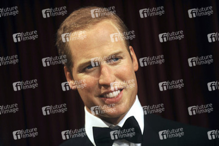 Wax Figuren der britischen Royals bei Madame Tussauds, New York