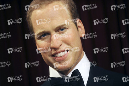 Wax Figuren der britischen Royals bei Madame Tussauds, New York