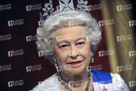 Wax Figuren der britischen Royals bei Madame Tussauds, New York