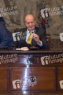 Agustin Maravall erhält den Juan-Carlos-I.-Preis für Wirtschaftswissenschaft, Madrid