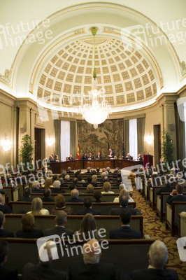 Agustin Maravall erhält den Juan-Carlos-I.-Preis für Wirtschaftswissenschaft, Madrid