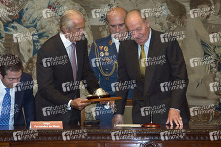 Agustin Maravall erhält den Juan-Carlos-I.-Preis für Wirtschaftswissenschaft, Madrid