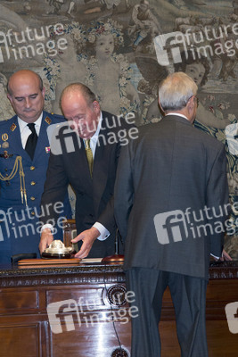 Agustin Maravall erhält den Juan-Carlos-I.-Preis für Wirtschaftswissenschaft, Madrid