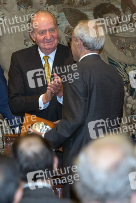Agustin Maravall erhält den Juan-Carlos-I.-Preis für Wirtschaftswissenschaft, Madrid