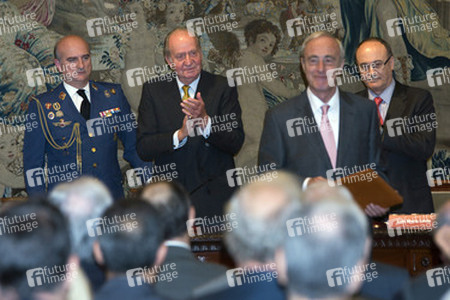 Agustin Maravall erhält den Juan-Carlos-I.-Preis für Wirtschaftswissenschaft, Madrid