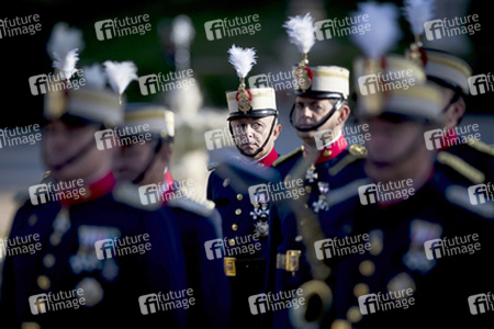 Das spanische Königspaar empfängt Michelle Bachelet, Madrid