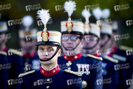Das spanische Königspaar empfängt Michelle Bachelet, Madrid