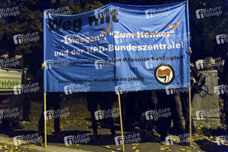 Kundgebung gegen Naziversand, Berlin