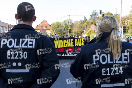 Neonazi Demo, Berlin