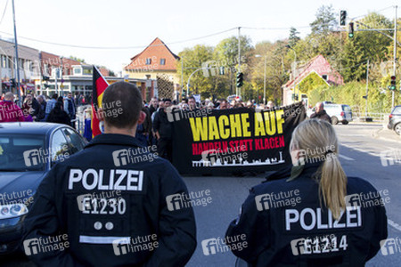 Neonazi Demo, Berlin