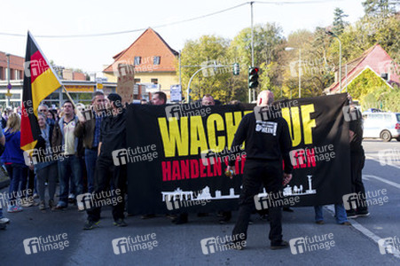 Neonazi Demo, Berlin