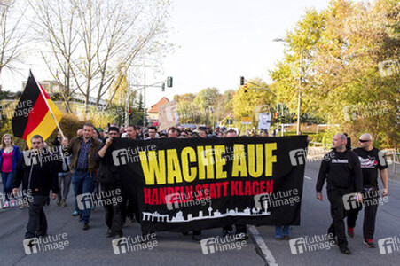 Neonazi Demo, Berlin