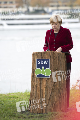 Anglea Merkel pflanzt Baumdenkmal, Bonn