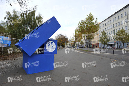 Infornationstafeln zum Mauerfall, Berlin