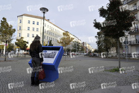 Infornationstafeln zum Mauerfall, Berlin