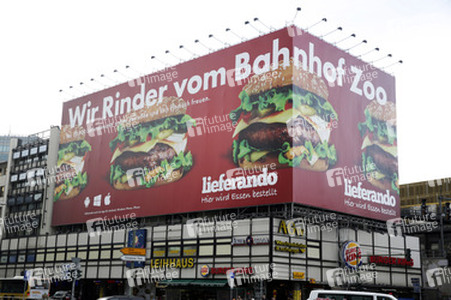 'Wir Rinder vom Bahnhof Zoo' Werbekampagne, Berlin
