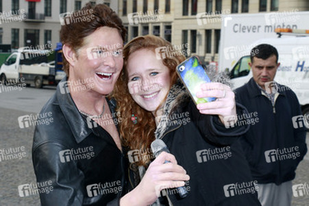 Launch der Wachsfigur von David Hasselhoff, Berlin