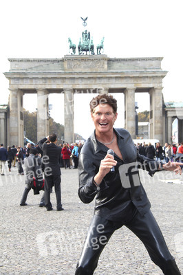 Launch der Wachsfigur von David Hasselhoff, Berlin