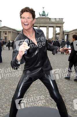 Launch der Wachsfigur von David Hasselhoff, Berlin