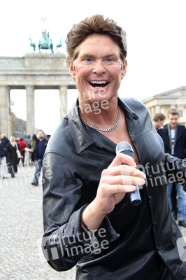 Launch der Wachsfigur von David Hasselhoff, Berlin