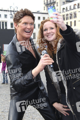 Launch der Wachsfigur von David Hasselhoff, Berlin