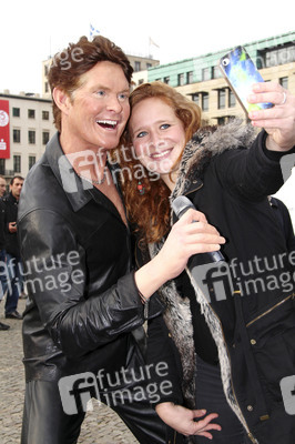 Launch der Wachsfigur von David Hasselhoff, Berlin
